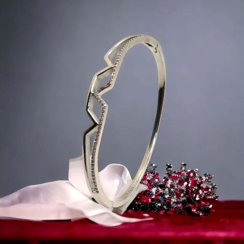925 Sterling Silver Wave Shape Bracelet