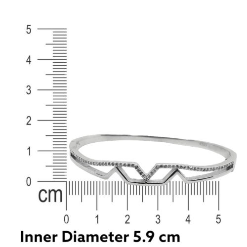 925 Sterling Silver Wave Shape Bracelet