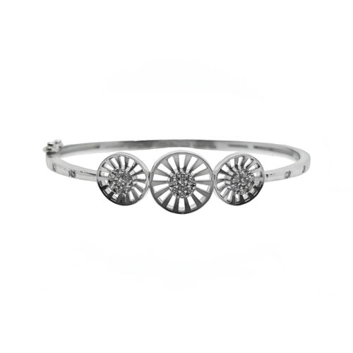 925 Silver floral shape bracelet