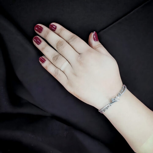 925 Sterling Silver Nail Bracelet