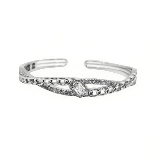 925 Silver Zircon Studded Bracelet