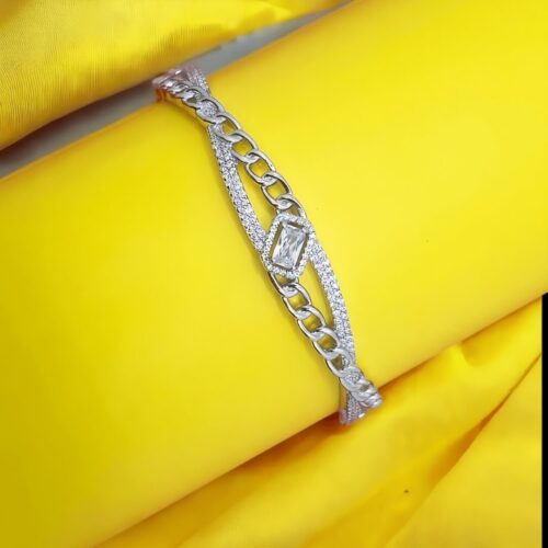 925 Silver Zircon Studded Bracelet