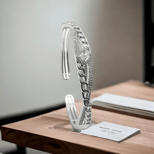 925 Silver Zircon Studded Bracelet