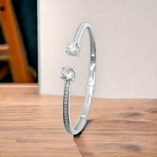 925 Sterling Silver Zircon Bracelet