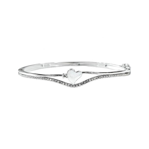 925 Sterling Silver Heart Bracelet