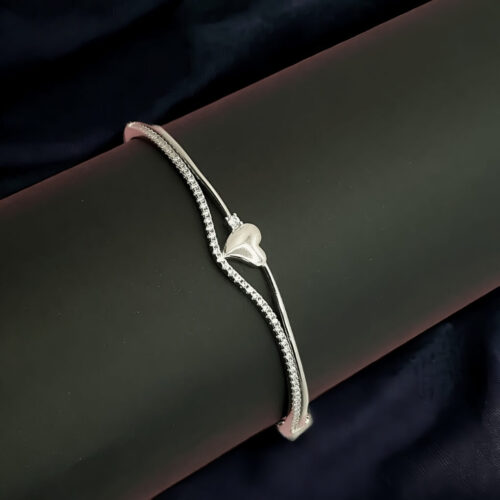 925 Sterling Silver Heart Bracelet