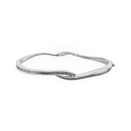 925 silver Zircon bracelet both side design