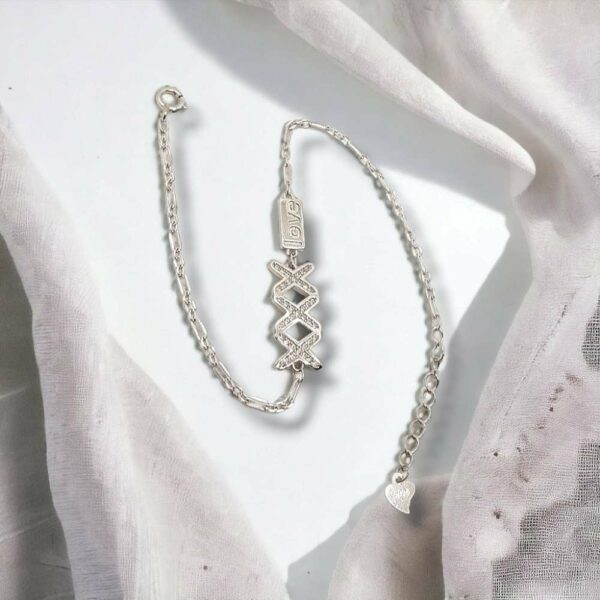 Silver XXX Love Bracelet