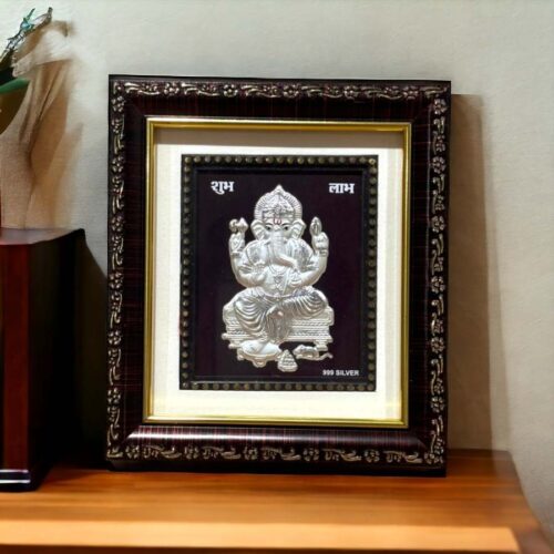 999 Silver Ganesh Frame