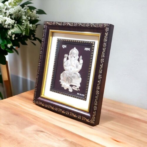999 Silver Ganesh Frame