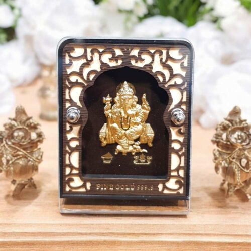 999 gold ganesh frame