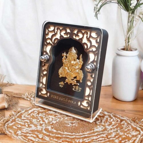 999 gold ganesh frame