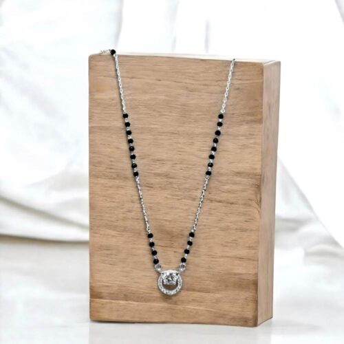 925 Silver Solitaire Mangalsutra