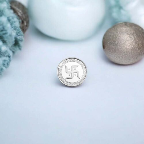 1 gram silver coin swastik
