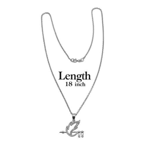 Silver Krishna necklace size
