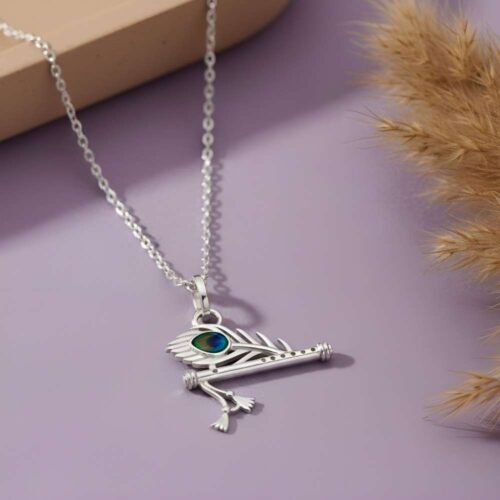 Krishna Flute Pendant Necklace