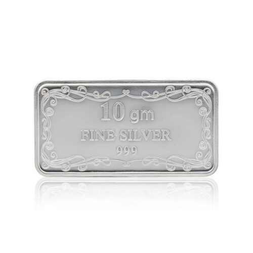 10 Gm Silver Coin Shubh Vivah pure white background