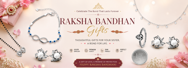 Silver Jewellery Gift for Sister on Raksha Bandhan 2026
