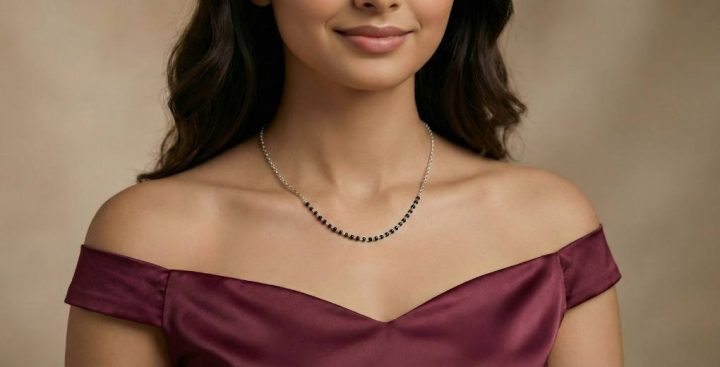 modern silver mangalsutra designs for contemporary women